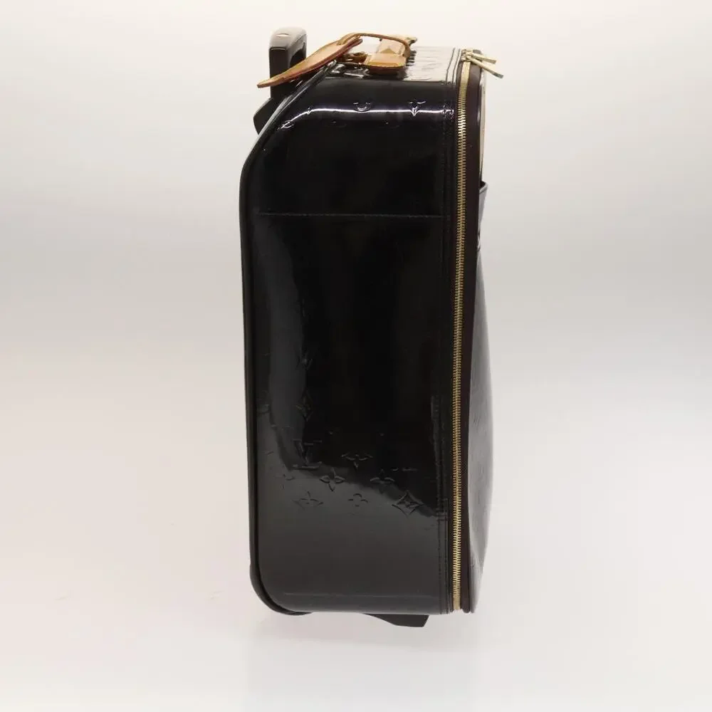 LOUIS VUITTON Monogram Vernis Pegas 45 Suitcase Amarante M91277